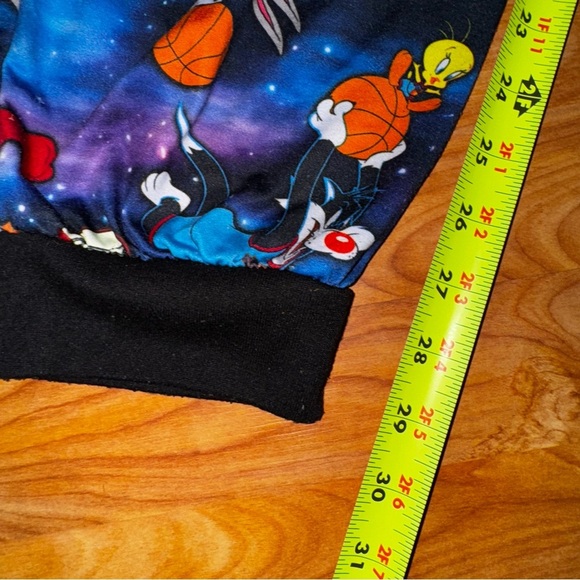 Space Jam New Legacy Lounge Blue Sleep Men's XXL Pajama Pants Thin Stretch AOP - Picture 9 of 11